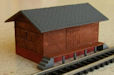 Download the .stl file and 3D Print your own  Warehouse HO scale model for your model train set.